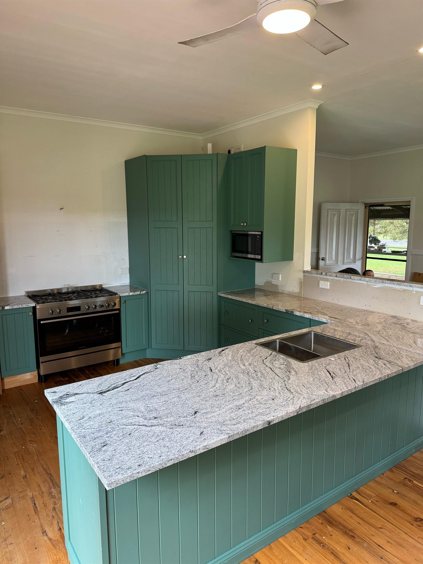 River White granite country kitchen benchtop